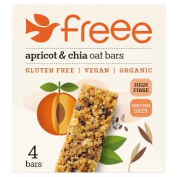 Freee Apricot & Chia Oat Bars 4 x 35g