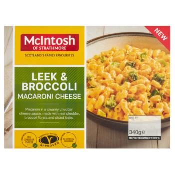 McIntosh of Strathmore Leek & Broccoli Macaroni Cheese 340g