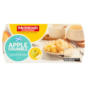 McIntosh of Strathmore Apple Crumble 2 x 140g (280g)