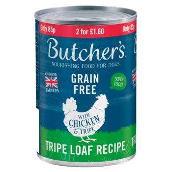 Butcher's Chicken & Tripe Wet Dog Food Tin 400g
