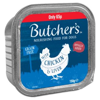 Butchers Chicken &#38; Liver Dog Food Tr