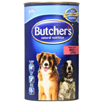 Butcher's Beef & Liver in Jelly Dog Food 1.2kg 
