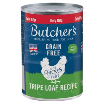 Butcher's Chicken & Tripe Dog Food Tin 400g PM 89p
