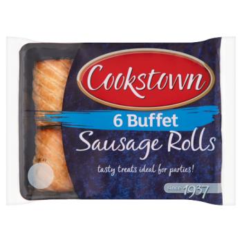 Cookstown 6 Buffet Sausage Rolls 216g