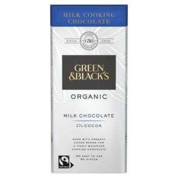 Green & Black's Organic Milk Cooking Chocolate Bar 150g