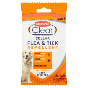 Bob Martin Clear Collar Flea & Tick Repellent Dogs & Puppies from 12 Weeks