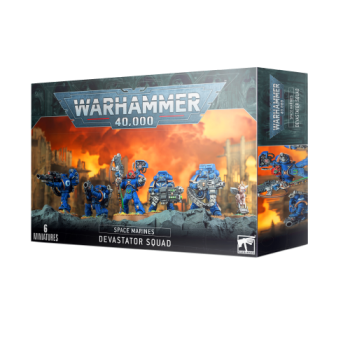 Warhammer 40,000 Space Marines Devastator Squad 