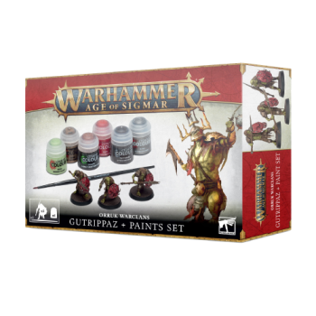 Warhammer Age of Sigmar Orruk Warclans Gutrippaz & Paints Set