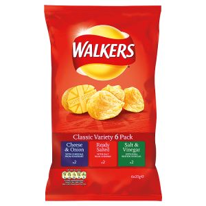Walkers Classic Variety 6 x 25g
