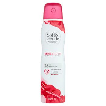 Soft & Gentle 48hr Protection Anti-Perspirant Deodorant Fresh Blossom Wild Rose & Vanilla 150ml