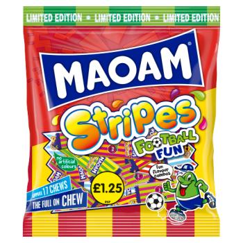 MAOAM Limited Edition Football Fun Stripes 140g