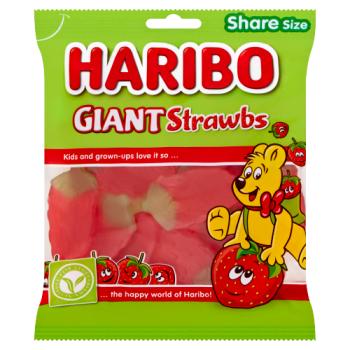 Haribo Giant Strawbs     140g