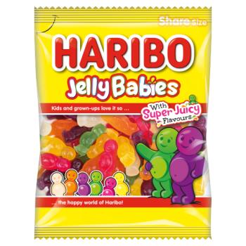 HARIBO Jelly Babies with Super Juicy Flavours 160g