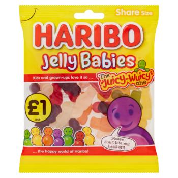 HARIBO Jelly Babies Bag 160g PM £1