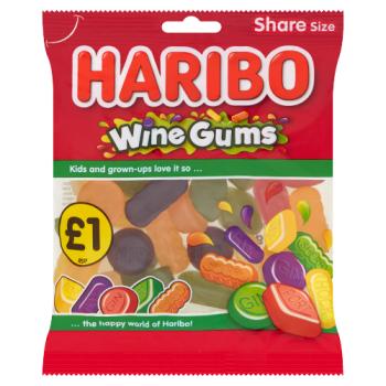 HARIBO Wine Gums Bag 160g £1PM