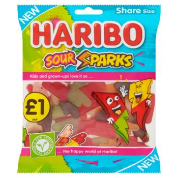 HARIBO Sour Sparks Bag 160g £1PM