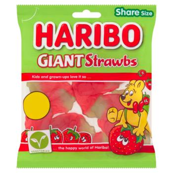 Haribo Giant Strawbs 140g Pm 1.00