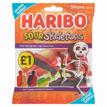 Haribo Limited Edition Sour Skeletons 140g