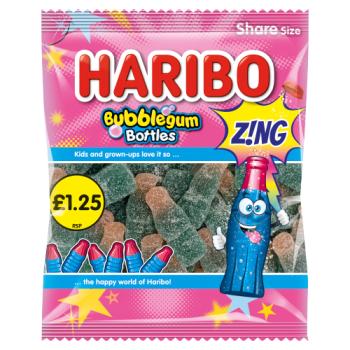 HARIBO Bubblegum Bottles 140g