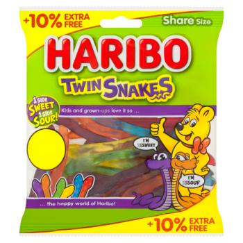 HARIBO Twin Snakes 154g PMP £1.25