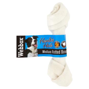 Webbox Healthy Hide Medium Knotted Bone