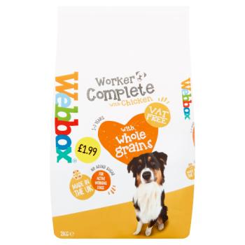 Webbox Worker Complete with Chicken 1-7 Years 2kg
