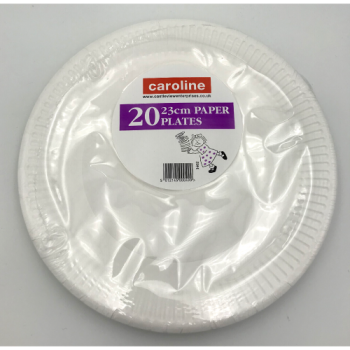 Caroline 23cm Paper Plates 20 Pack