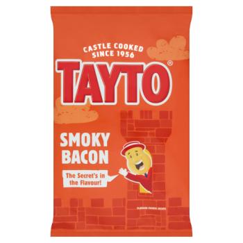 Tayto Smoky Bacon Flavour Potato Crisps 150g