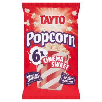 Tayto Popcorn Cinema Sweet 6 x 14g