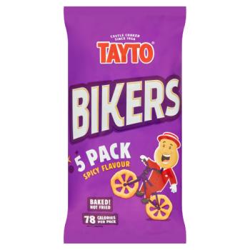 Tayto Bikers Spicy Flavour Corn Snacks 5 x 16g