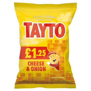 Tayto Cheese & Onion Flavour Potato Crisps 65g