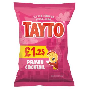 Tayto Prawn Cocktail Flavour Potato Crisps 65g