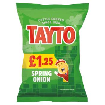 Tayto Spring Onion Flavour Potato Crisps 65g