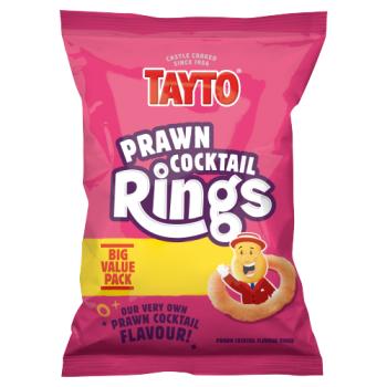 Tayto Prawn Cocktail Flavour Rings 26g