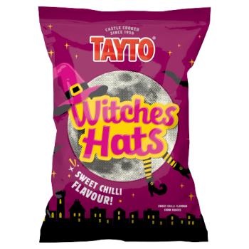 Tayto Witches Hats Sweet Chilli Flavour Corn Snacks 80g