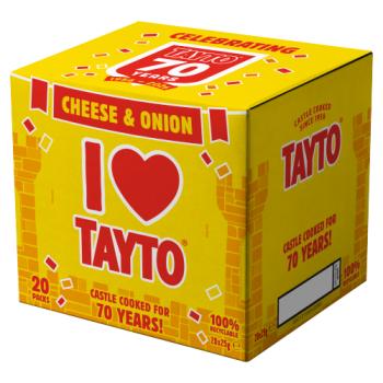 Tayto Cheese & Onion 20 x 25g