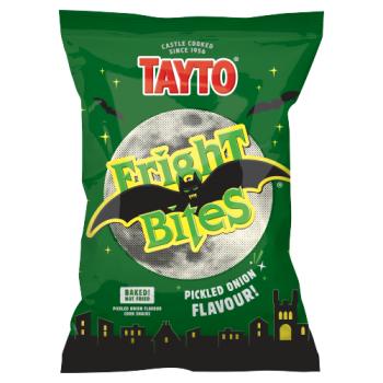 Tayto Fright Bites Pickled Onion Flavour Corn Snacks 80g