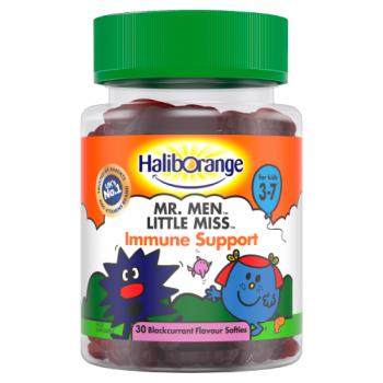 Haliborange Mr. Men Little Miss Immune Support 30 Blackcurrant Flavour Softies