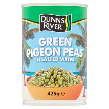 Dunn's River Green Pigeon Peas in Salted Water 425g