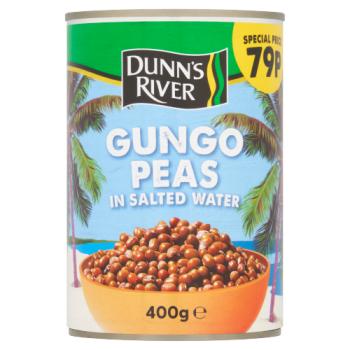 Dunn's River Gungo Peas in Salted Water 400g