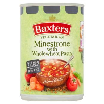 Baxters Vegetarian Minestrone with Wholewheat Pasta Soup 400g