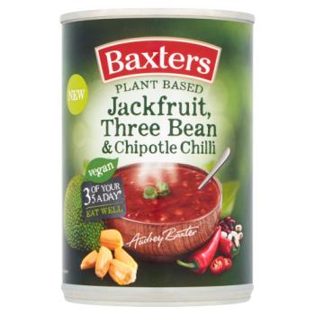 Baxters Plant Based Jackfruit, Three Bean & Chipotle Chilli 380g
