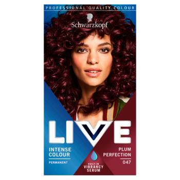 Schwarzkopf Live Intense Colour Purple Hair Dye Plum Perfection 047 Permanent