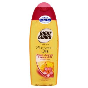 Right Guard Women Shower + Oils Shower Gel Argan, Marula & Almond Oil Monoiblossom 250ml