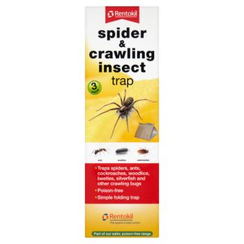Rentokil Spider & Crawling Insect Trap 3 Pack