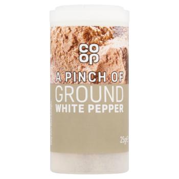 Co-op A Pinch of Ground White Pepper 25g