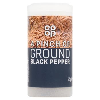 Co-op a Pinch of Ground Black Pepper 25g