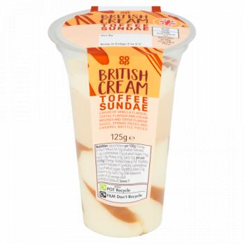 Co-op Toffee Sundae 125g