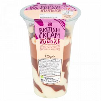 Co-op Chocolate Sundae 125g