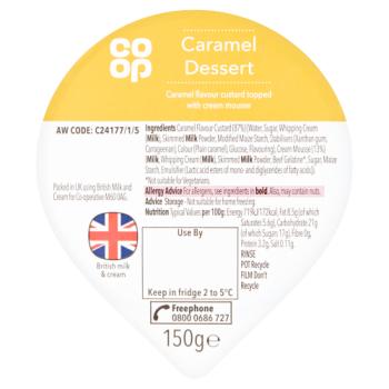 Co Op Caramel Dessert